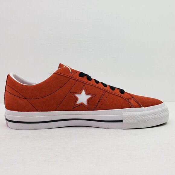 NEW Converse Cons One Star Pro Mens Sz 8 Wms 9.5 Red Low Sneaker Shoes 172633C - Picture 3 of 12